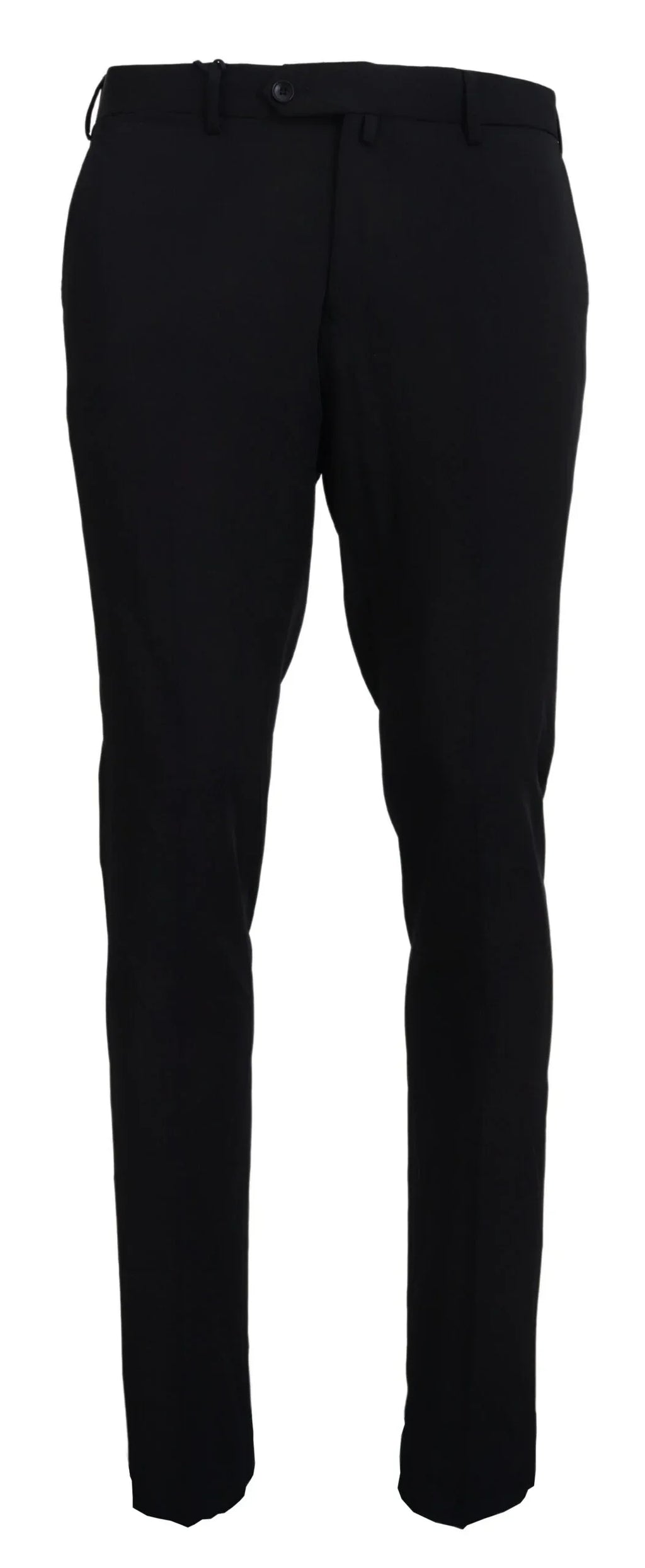 Domenico Tagliente Black Polyester Tapered Dress Pants - Zeiniez