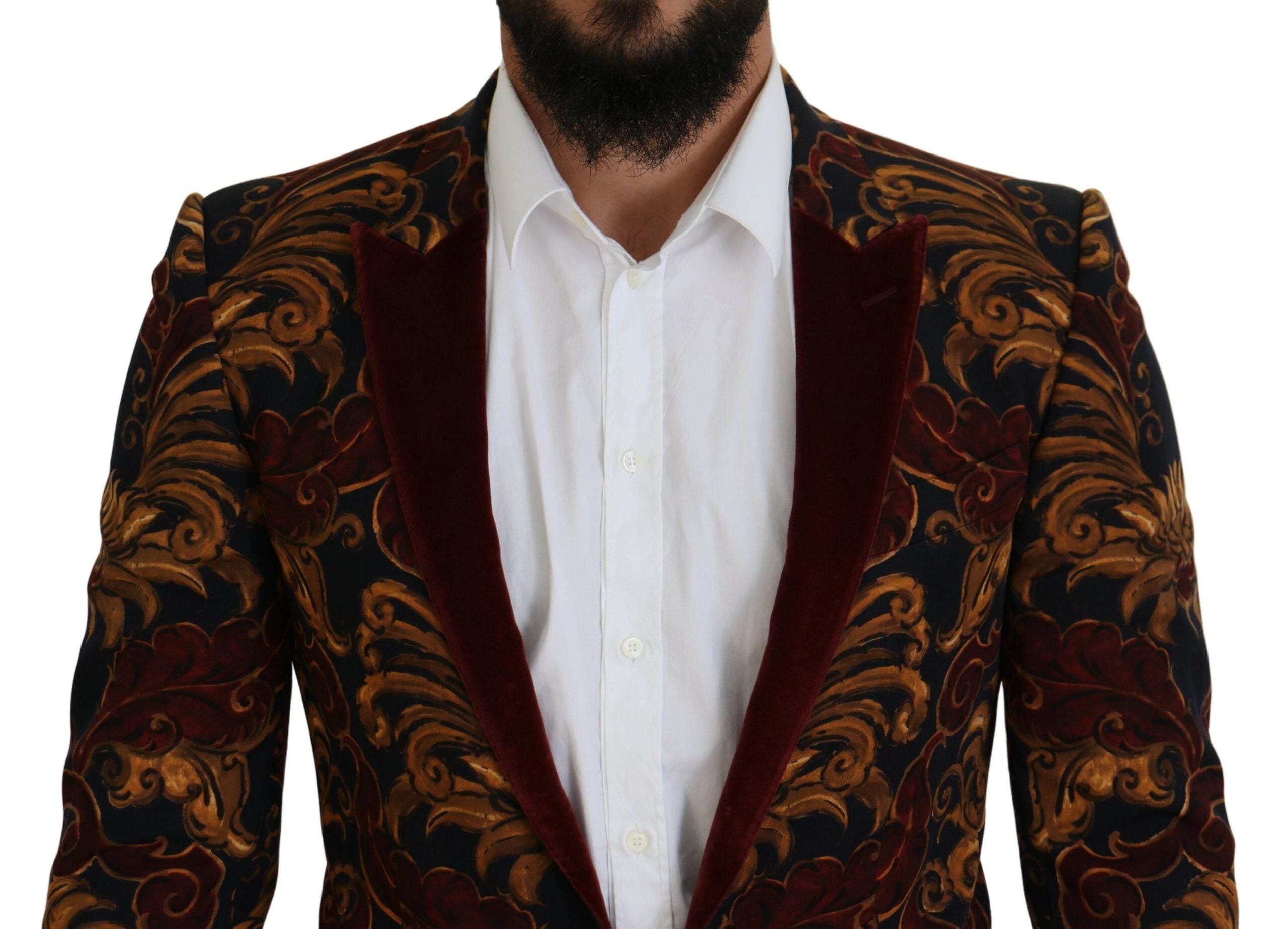 Dolce & Gabbana Multicolor Floral Single Breasted Martini Blazer - Zeiniez