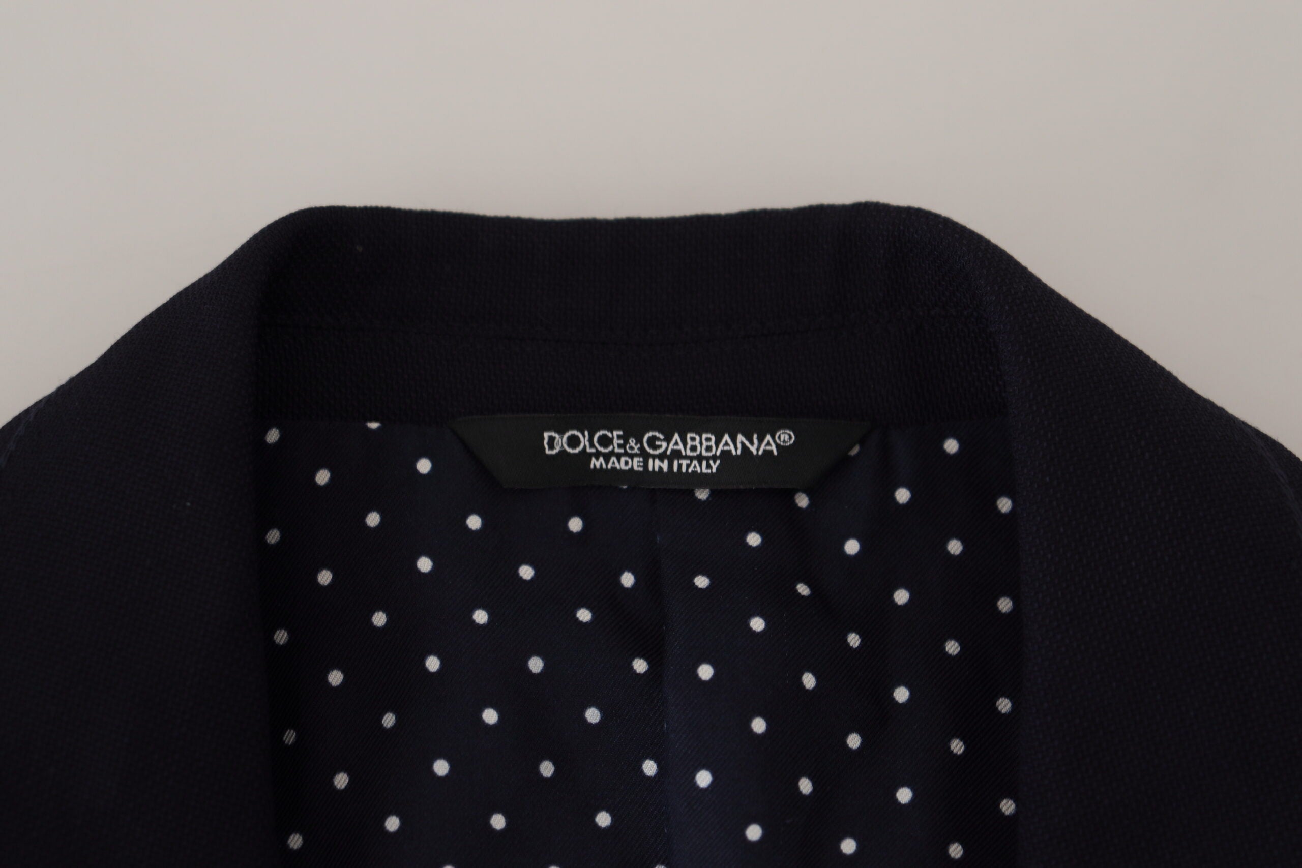 Dolce & Gabbana Blue Wool Formal Taormina Blazer - Zeiniez