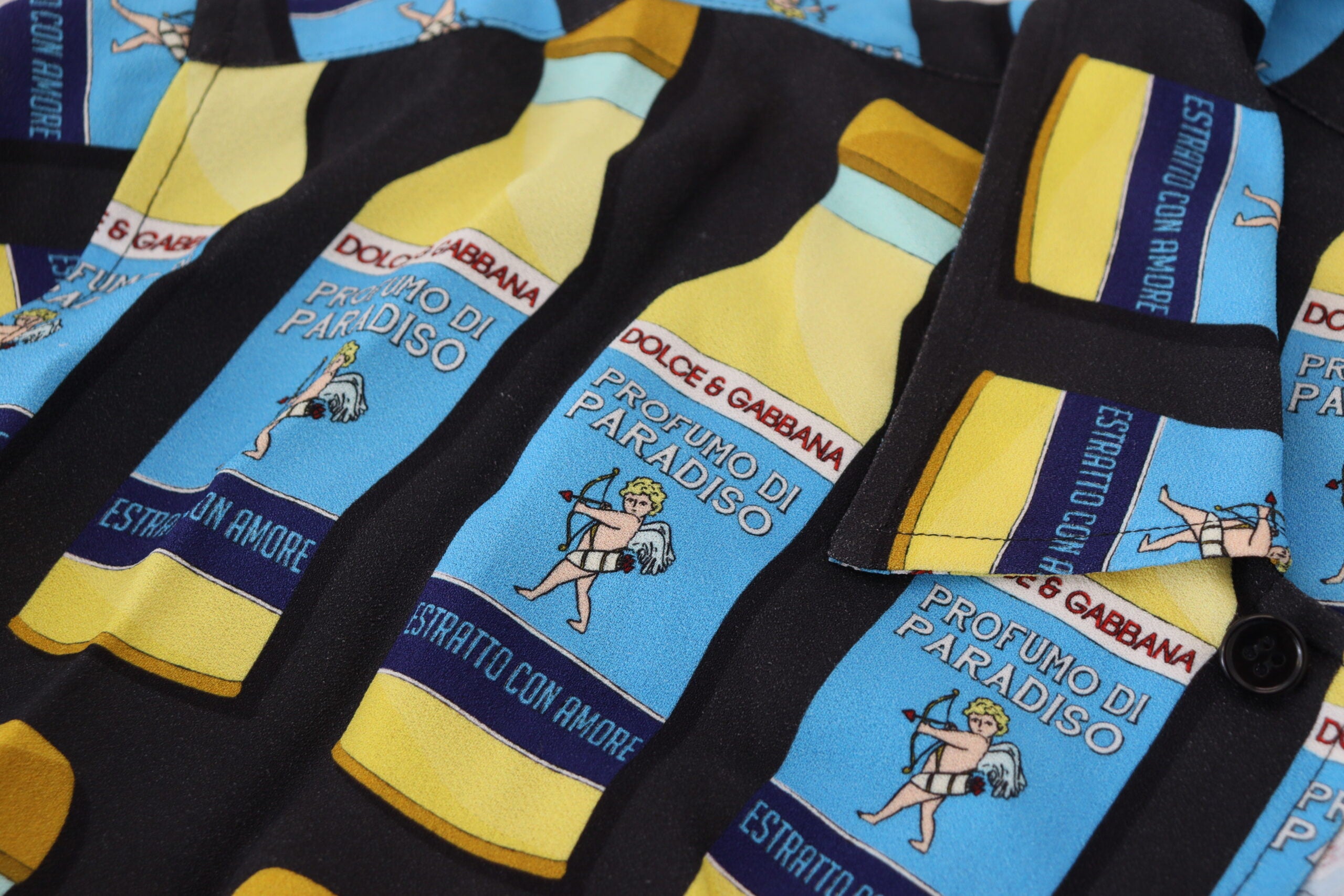 Dolce & Gabbana Multicolor Printed Viscose Casual Shirt - Zeiniez