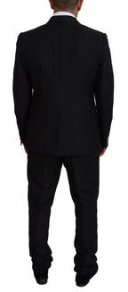 Dolce & Gabbana Black Single Breasted 2 Piece MARTINI Suit - Zeiniez
