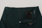 Dolce & Gabbana Green Cargo Cotton Stretch Jeans Pant - Zeiniez