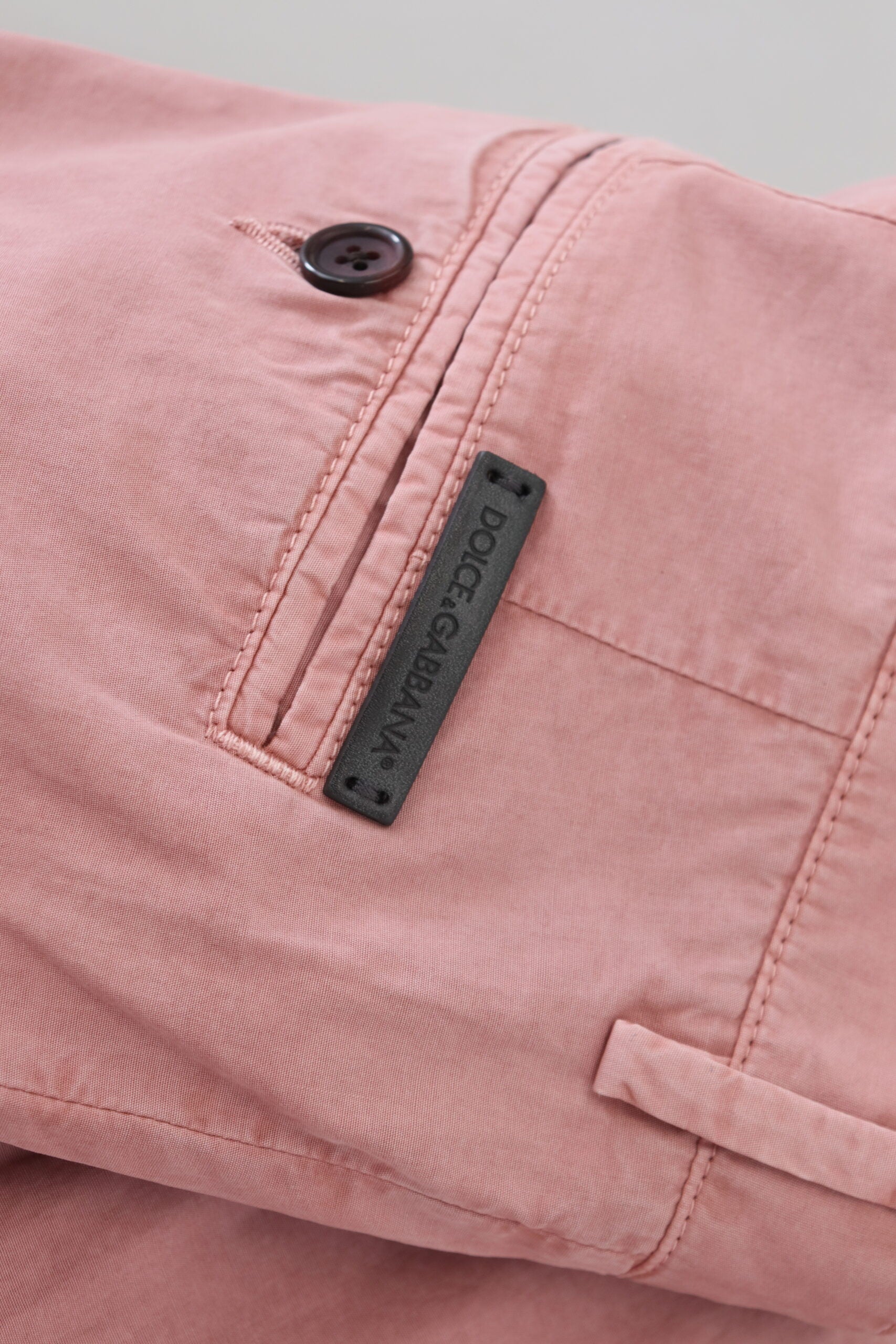 Dolce & Gabbana Pink Chinos Cotton Casual Mens Shorts - Zeiniez