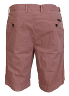 Dolce & Gabbana Pink Chinos Cotton Casual Mens Shorts - Zeiniez