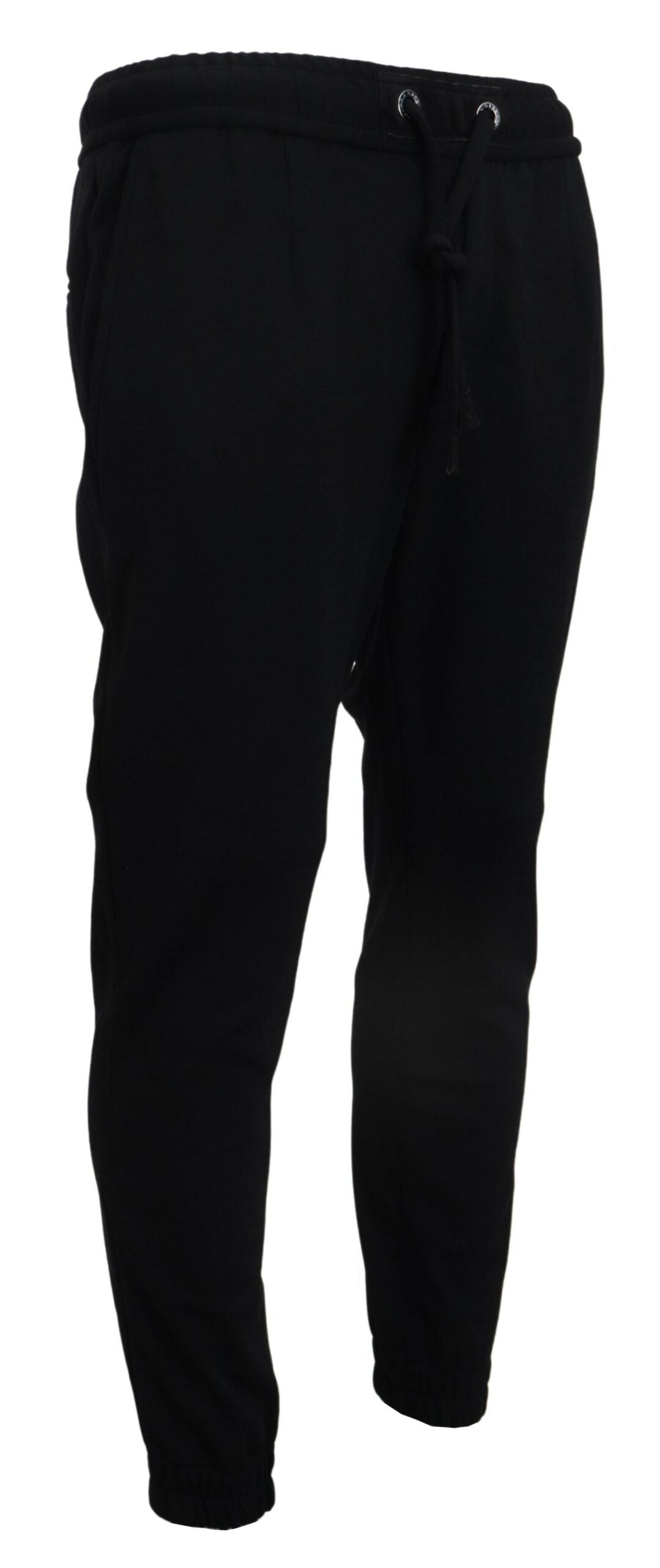Dolce & Gabbana Black Mens Sport Wool Sweatpants Pants - Zeiniez