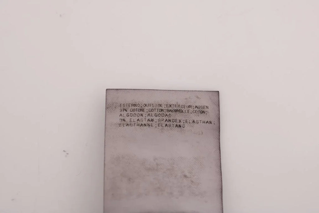 Costume National Black Slim Fit Cotton Stretch Pants - Zeiniez