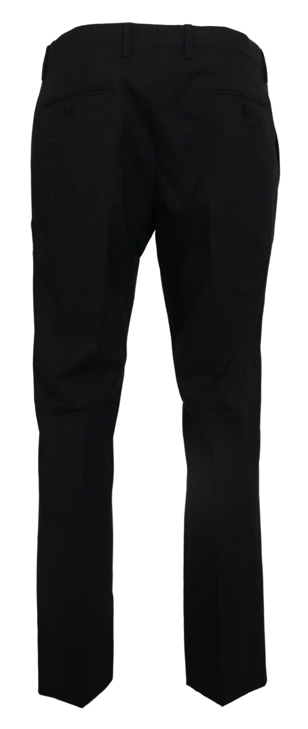 Dolce & Gabbana Gray Wool Stretch Dress Formal Slim Fit Pant - Zeiniez