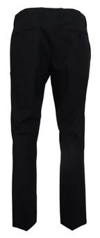 Dolce & Gabbana Gray Wool Stretch Dress Formal Slim Fit Pant - Zeiniez