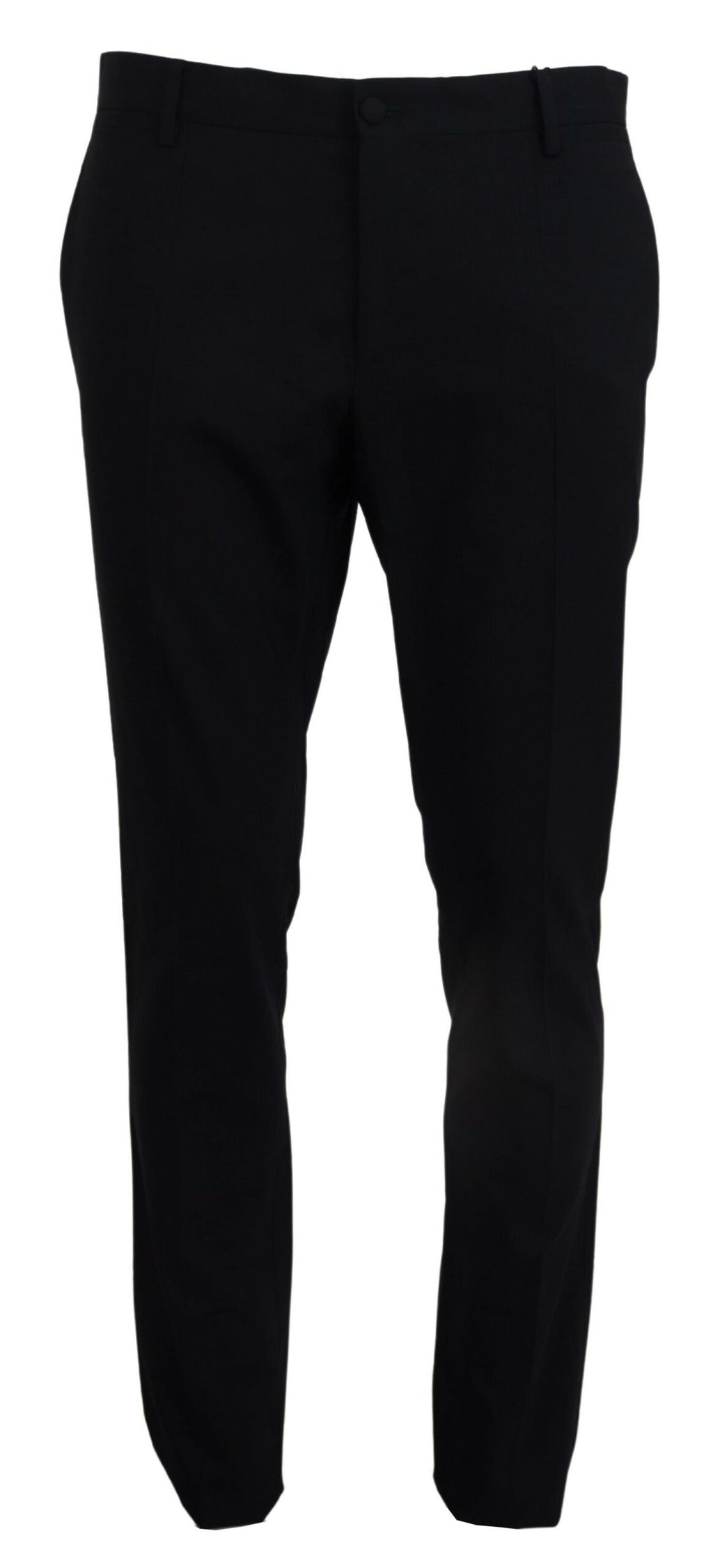 Dolce & Gabbana Blue Wool Stretch Dress Formal Slim Fit Pant - Zeiniez