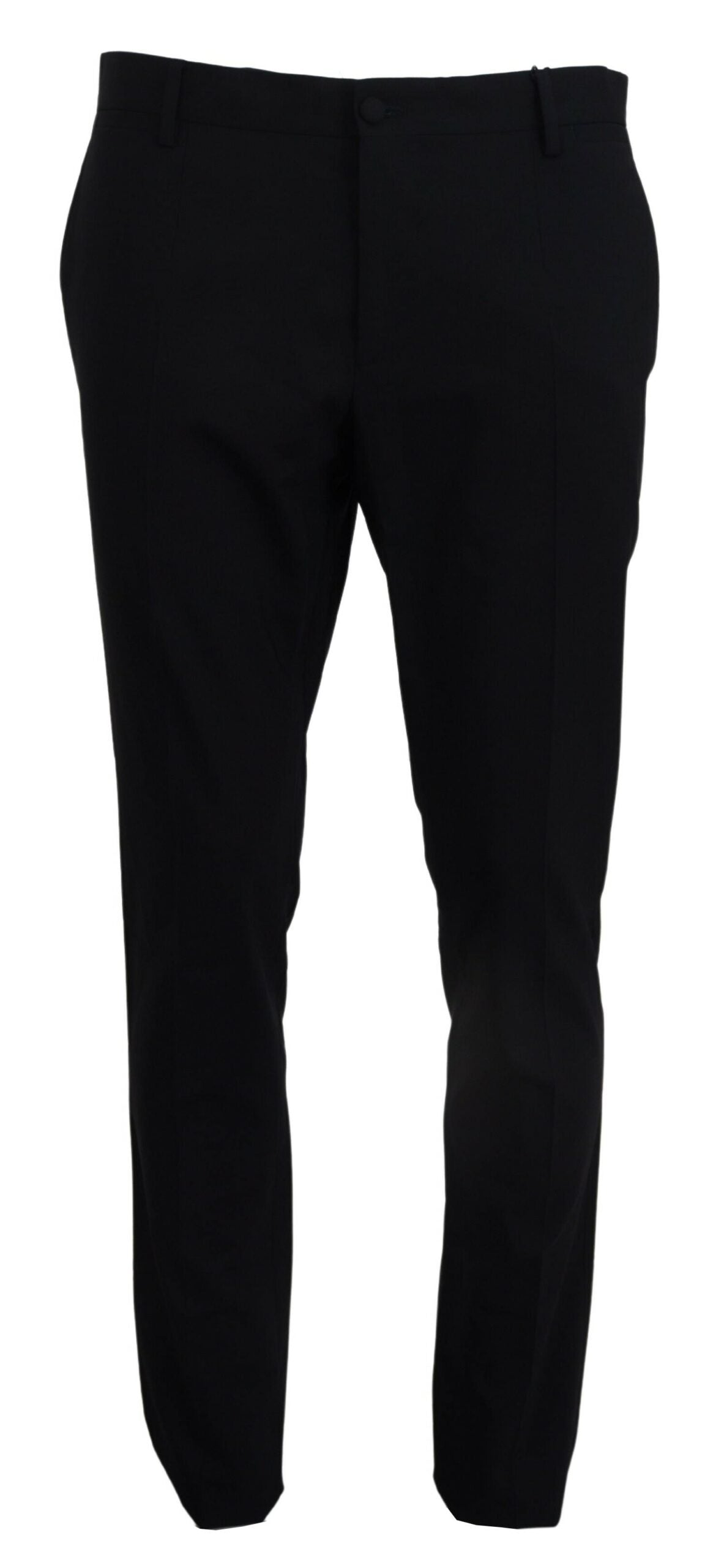 Dolce & Gabbana Blue Wool Stretch Dress Formal Slim Fit Pant - Zeiniez