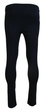 Dolce & Gabbana Blue Mens Sport Cotton Sweatpants Pants - Zeiniez