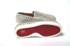 Christian Louboutin White Ab/Clear Ab Roller Boat Woman Flat Sneaker - Zeiniez