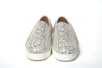 Christian Louboutin White Ab/Clear Ab Roller Boat Woman Flat Sneaker - Zeiniez