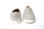 Christian Louboutin White Ab/Clear Ab Roller Boat Woman Flat Sneaker - Zeiniez