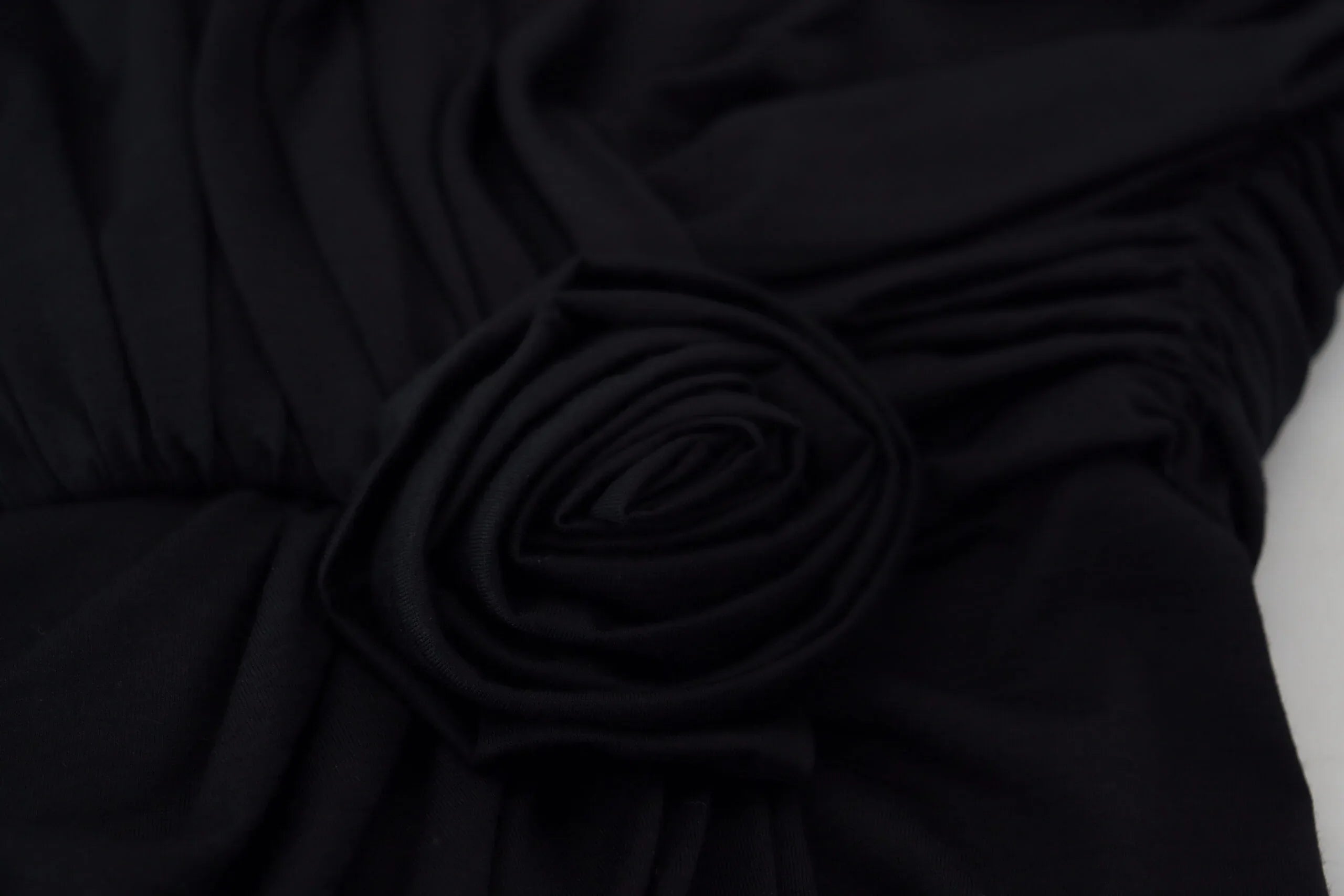 Dolce & Gabbana Black Wrap Sheath One Shoulder Wool Dress - Zeiniez