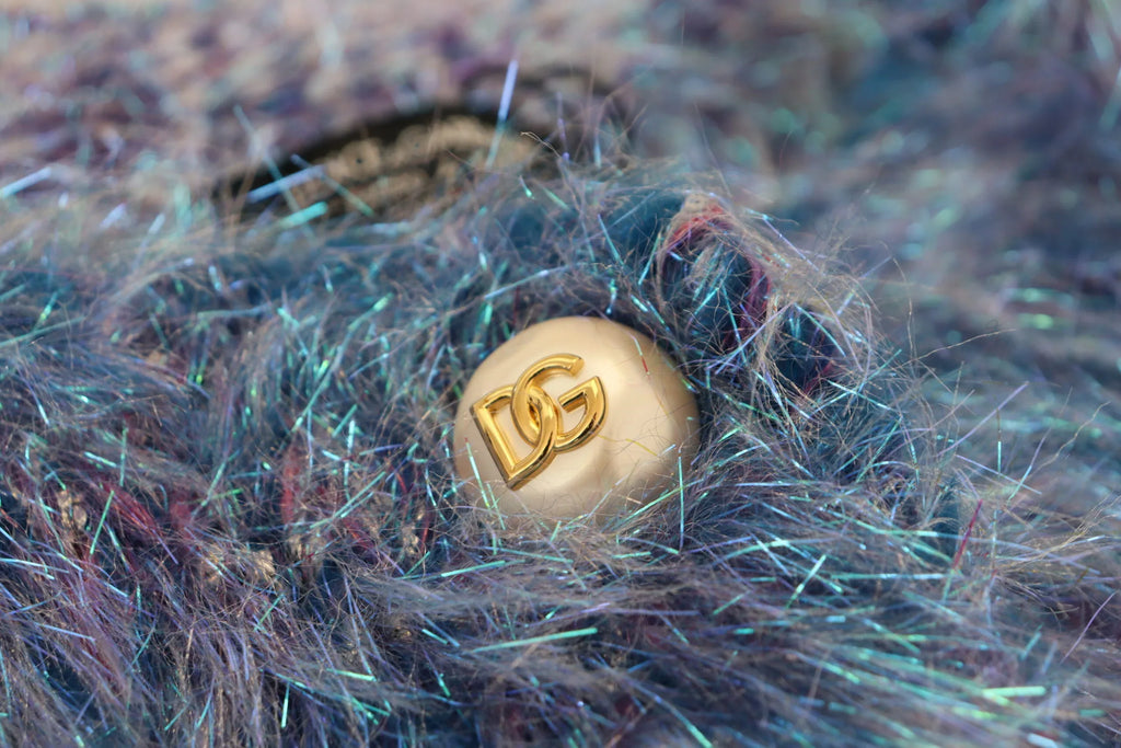 Dolce & Gabbana Multicolor Polyester Fringes Coat Jacket - Zeiniez