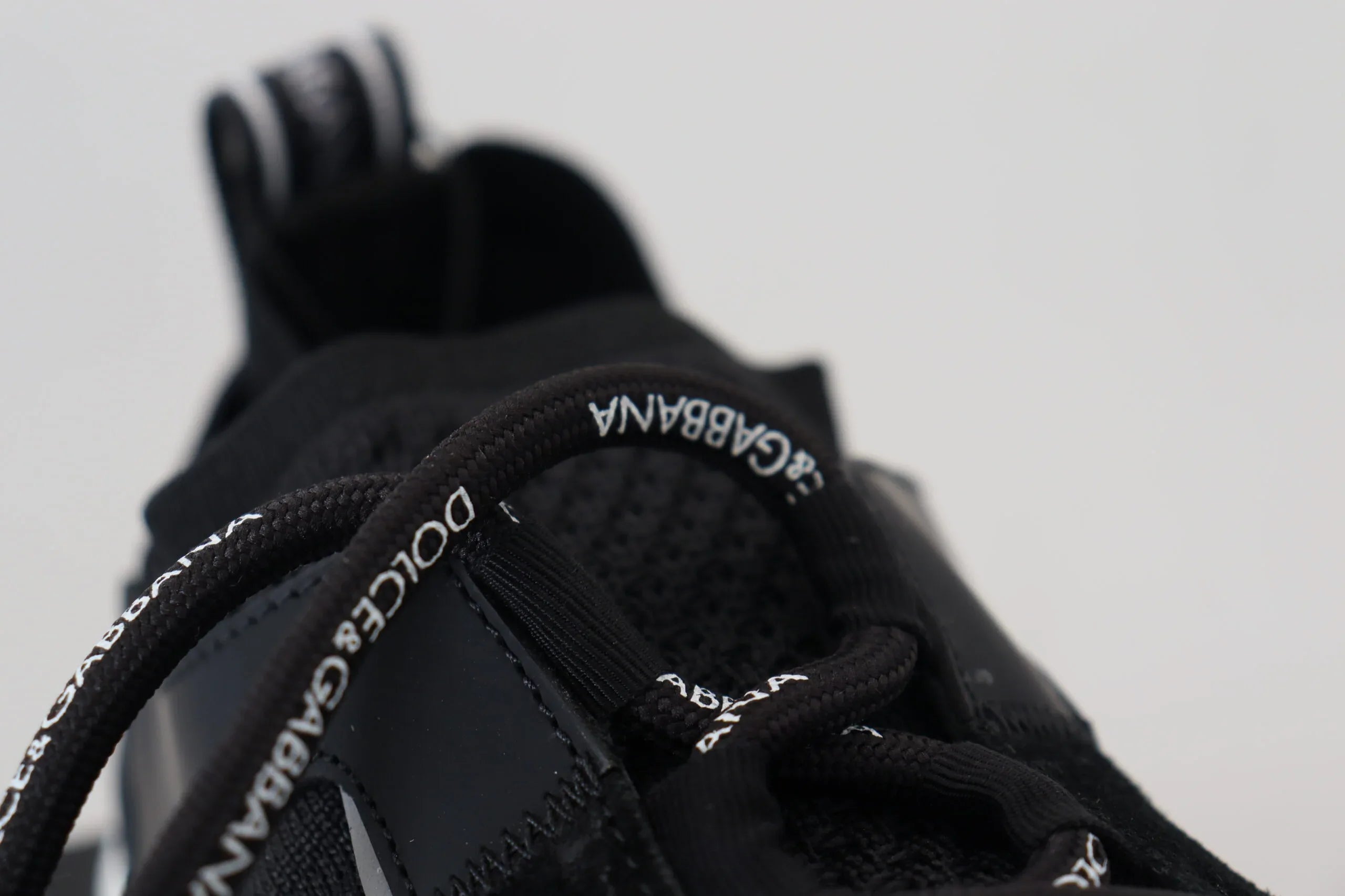 Dolce & Gabbana Black Mesh Sorrento Trekking Sneakers Shoes - Zeiniez