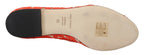 Dolce & Gabbana Red Taormina Lace Crystals Ballet Flats Shoes - Zeiniez