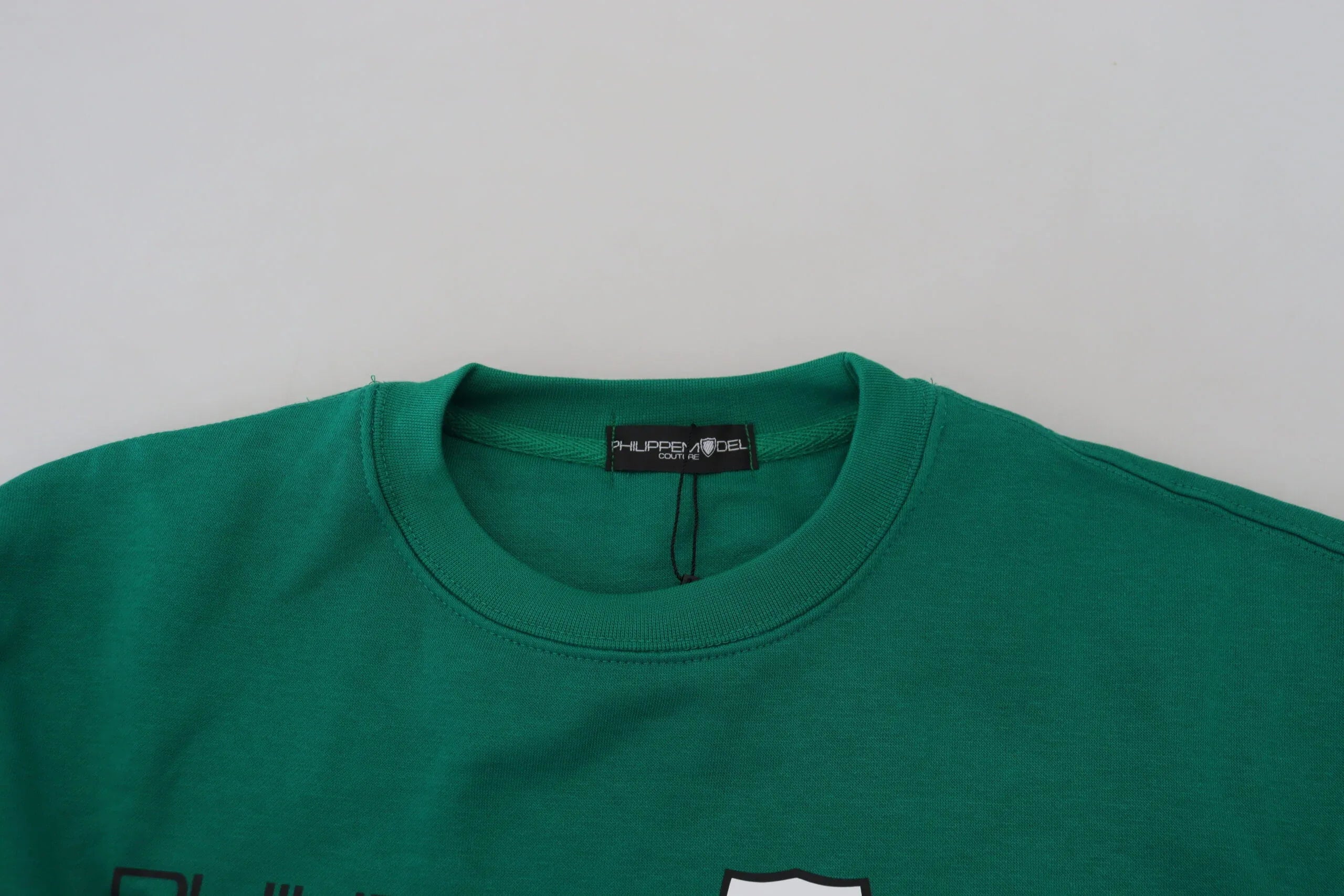 Philippe Model Green Printed Long Sleeves Pullover Sweater - Zeiniez