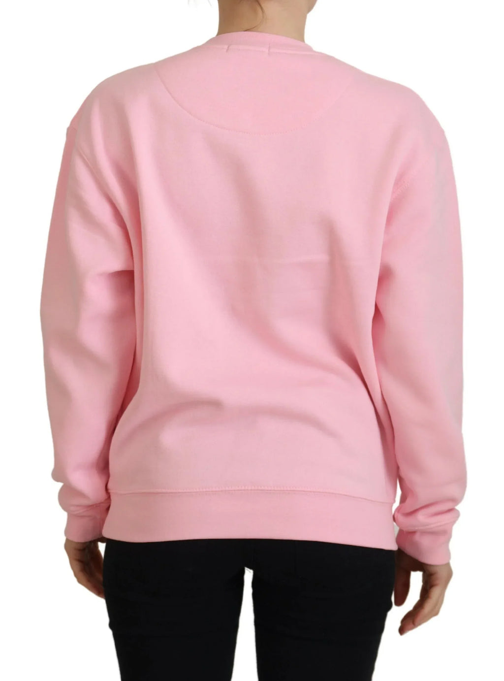 Philippe Model Pink Printed Long Sleeves Pullover Sweater - Zeiniez