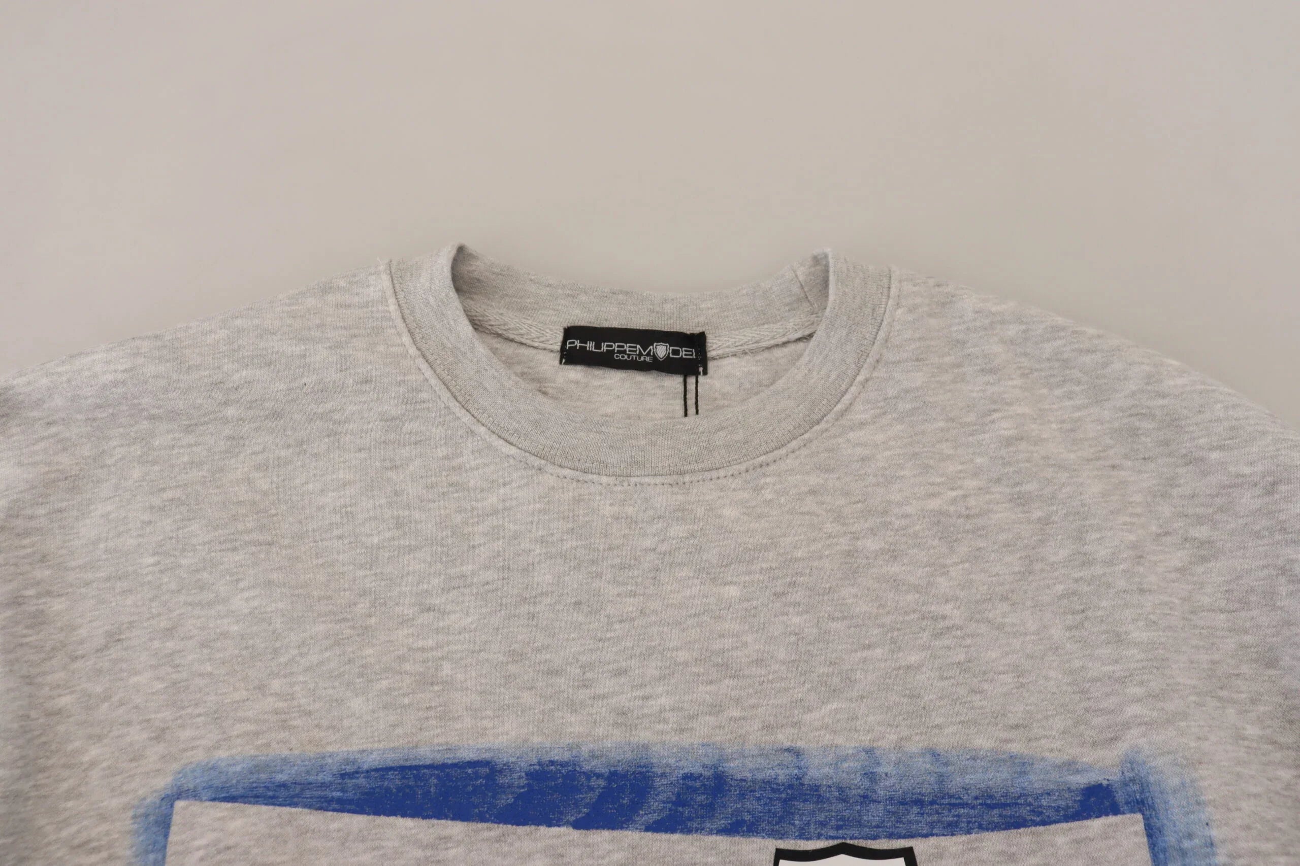 Philippe Model Gray Printed Long Sleeves Pullover Sweater - Zeiniez