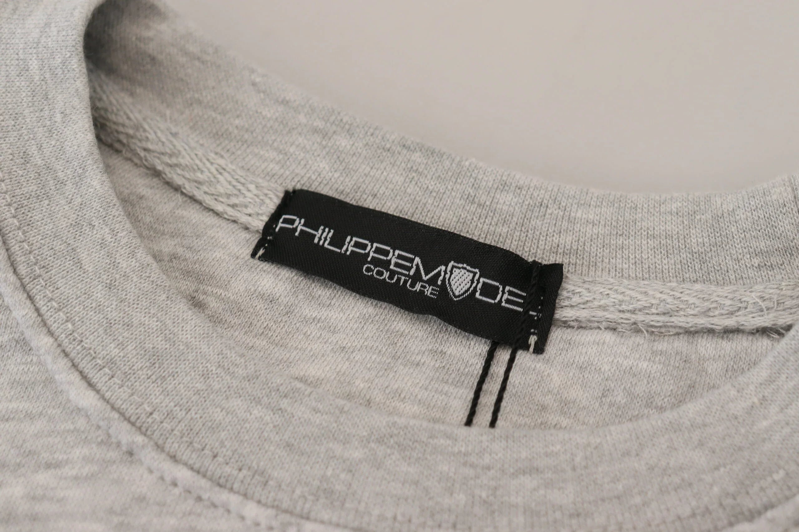 Philippe Model Gray Printed Long Sleeves Pullover Sweater - Zeiniez