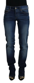 Just Cavalli Blue Cotton Women Casual Denim Jeans - Zeiniez