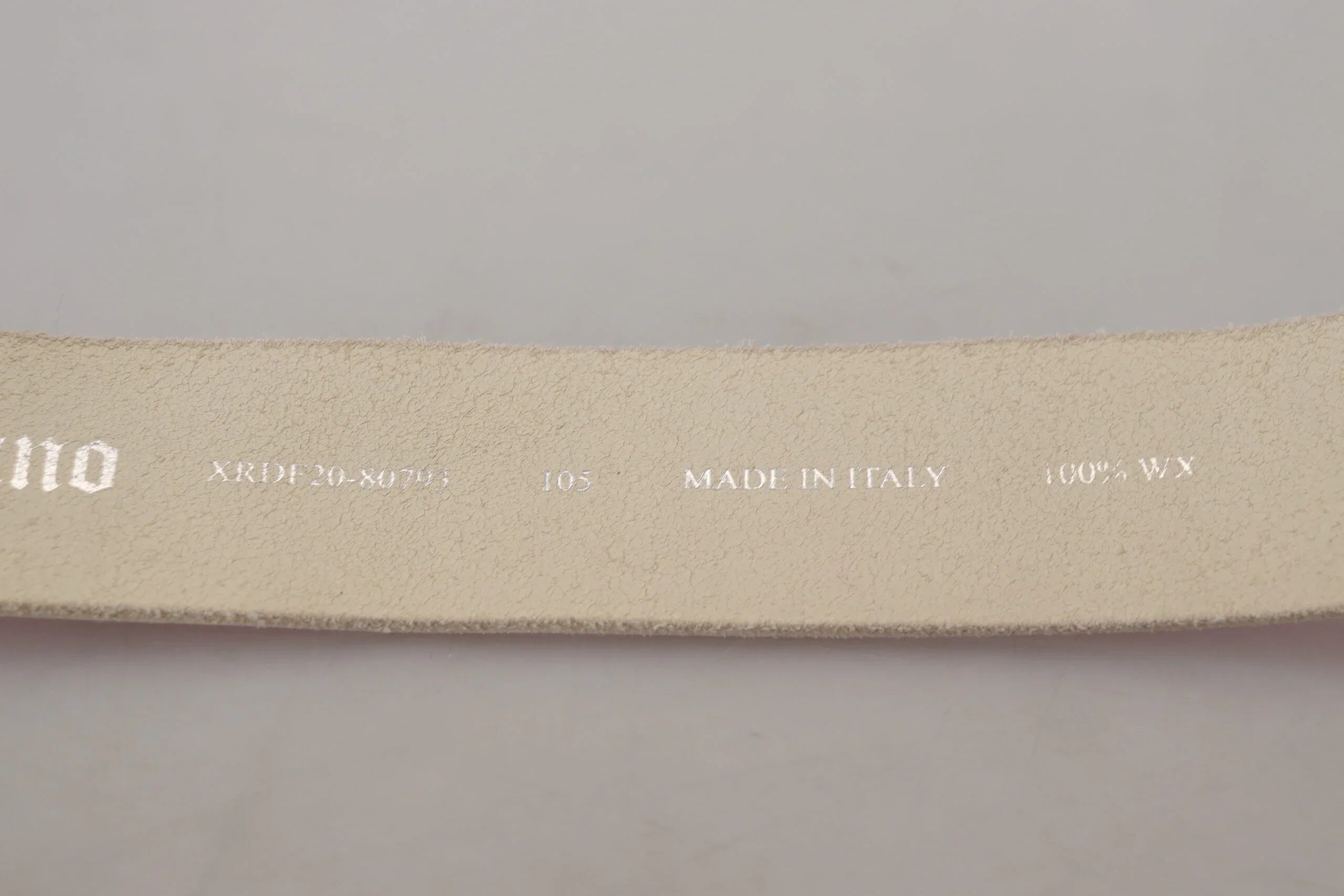 John Galliano Pink Leather Letter Logo Round Buckle Waist Belt - Zeiniez