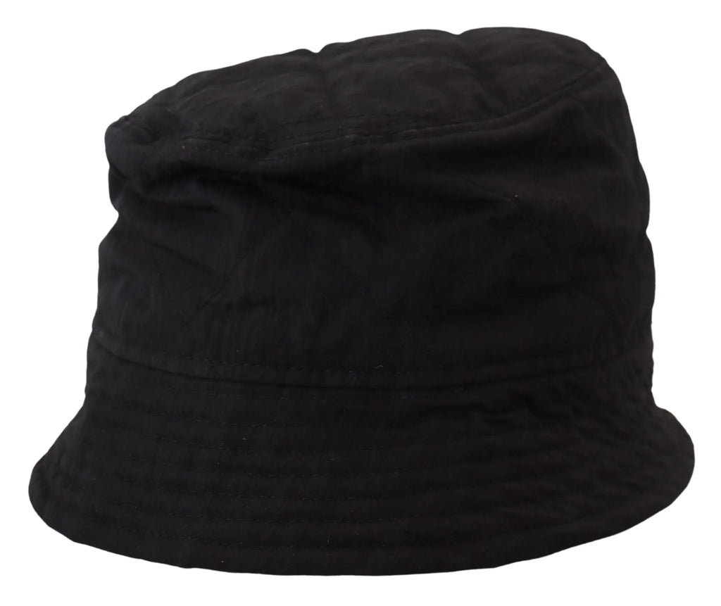 Dolce & Gabbana Black Nylon Women Bucket Cap Hat - Zeiniez