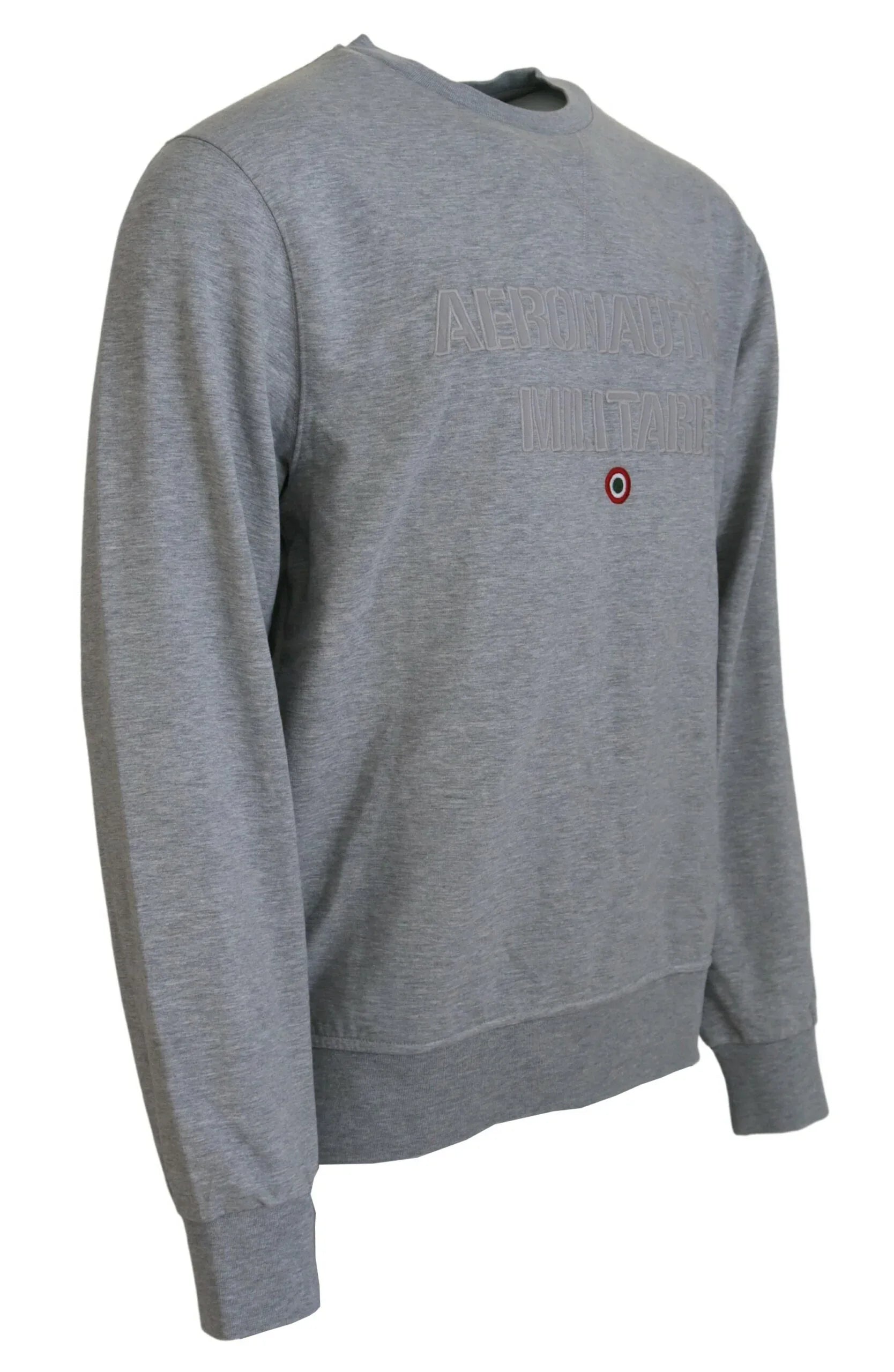 Aeronautica Militare Gray Men Pullover Sweatshirt Sweater - Zeiniez