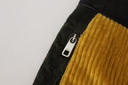Dolce & Gabbana Black Yellow Cotton Men Pants - Zeiniez
