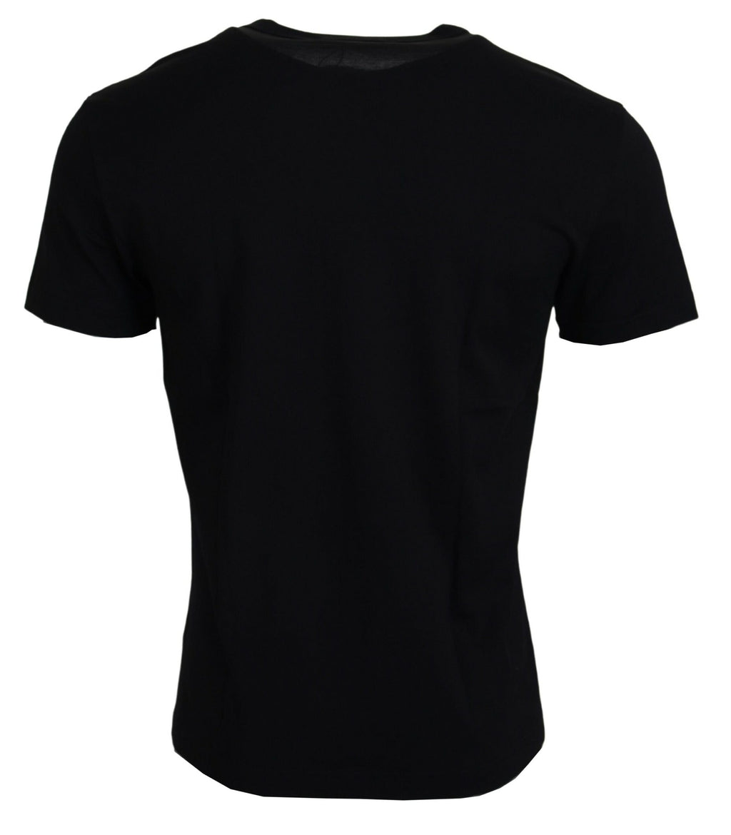 Dolce & Gabbana Black Sneak Peek Cotton Short Sleeve T-shirt - Zeiniez