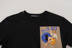 Dolce & Gabbana Black Sneak Peek Cotton Short Sleeve T-shirt - Zeiniez