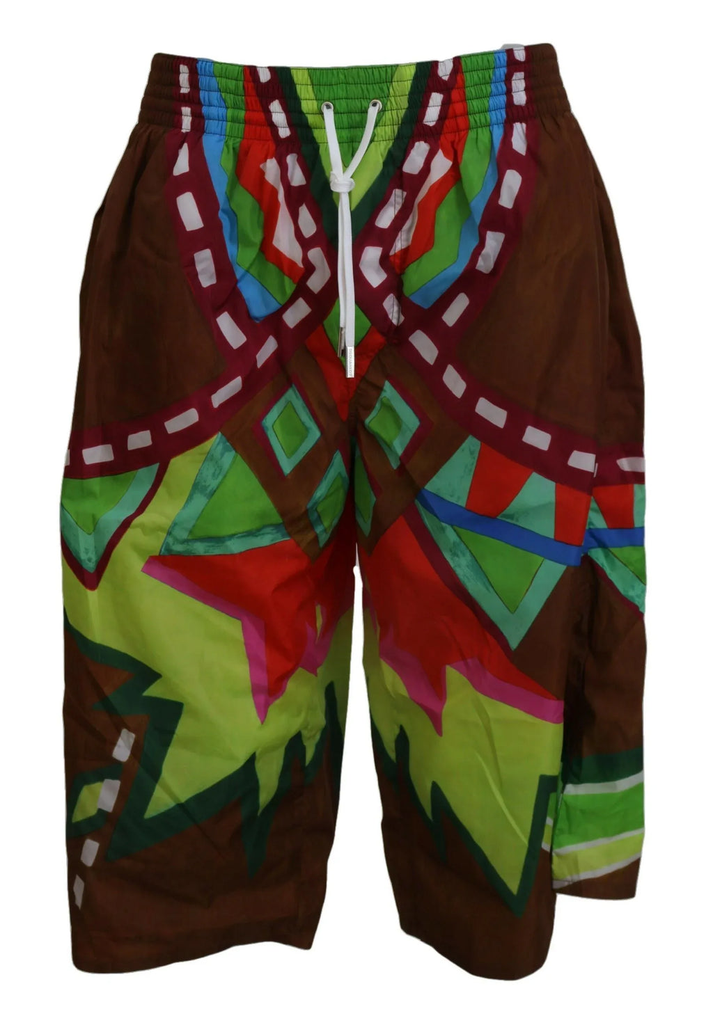 Dsquared² Multicolor Printed Men Beachwear Shorts Swimwear - Zeiniez