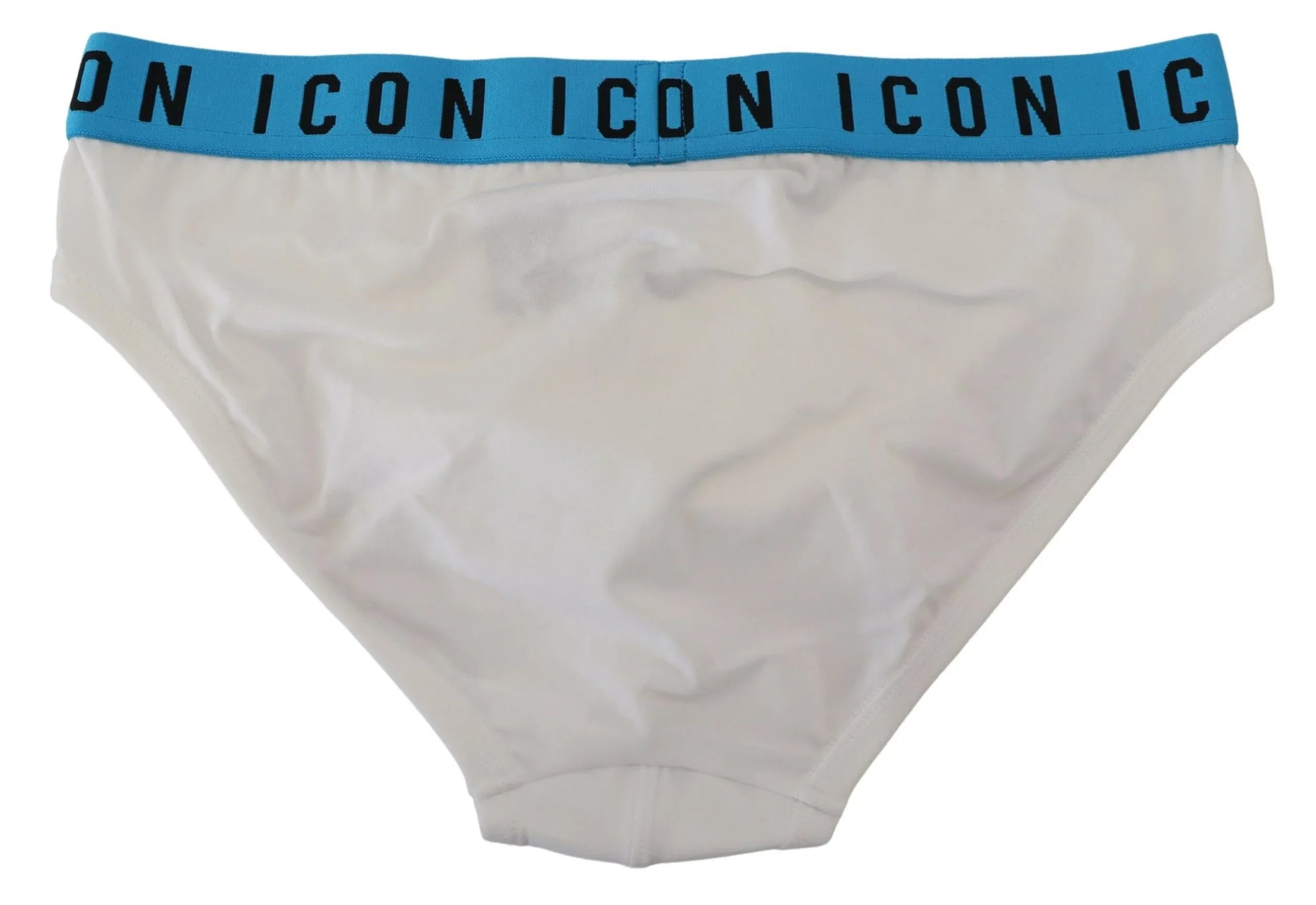 Dsquared² White Icon Logo Cotton Stretch Men Brief Underwear - Zeiniez