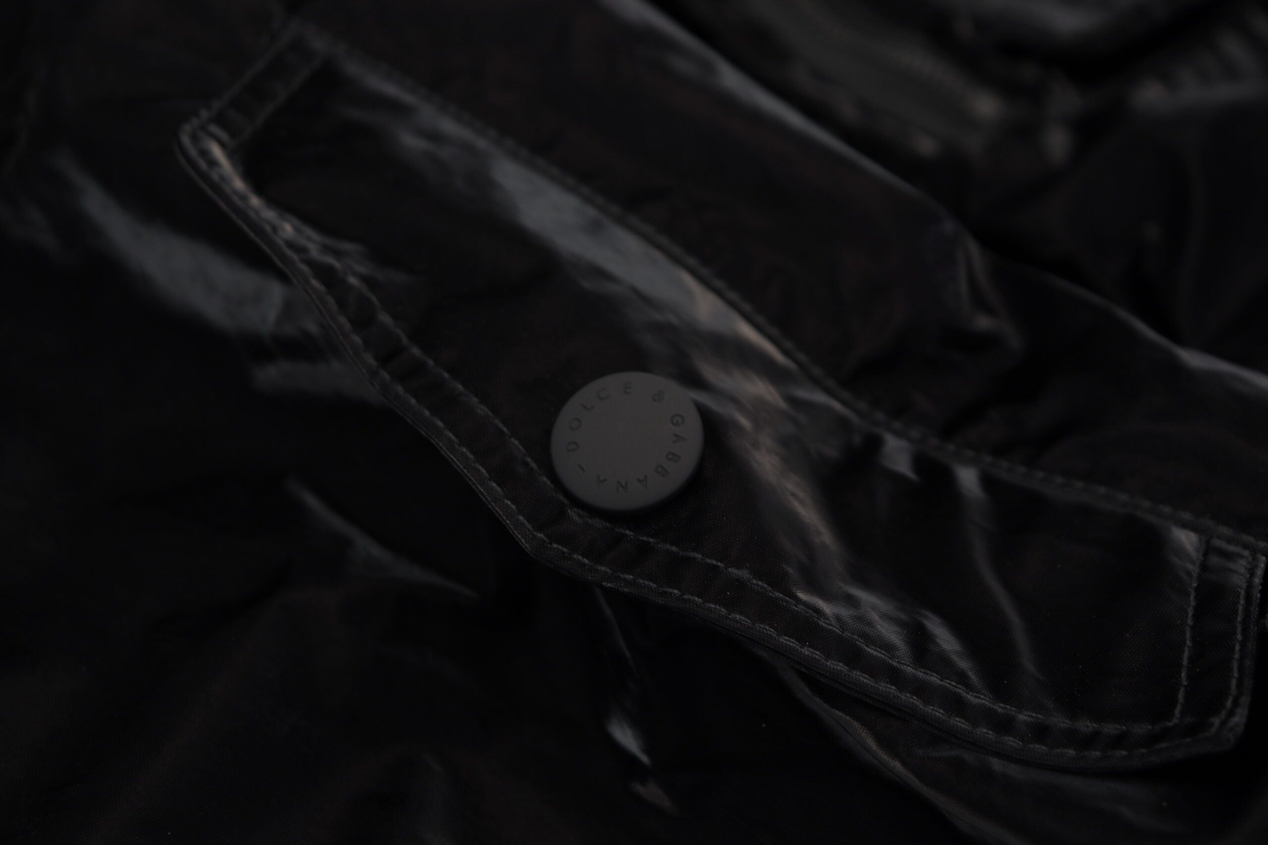 Dolce & Gabbana Black Nylon Hooded Full Zip Bomber Jacket - Zeiniez