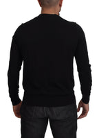 Dolce & Gabbana Black Cashmere Button Down Cardigan Sweater - Zeiniez