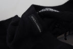 Dolce & Gabbana Black Cashmere Button Pullover Sweater - Zeiniez