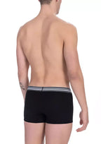 Bikkembergs Black Cotton Men's Trunk Pack - Zeiniez