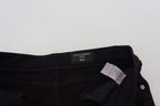 Dolce & Gabbana Black Slim Fit Tattered Denim Cotton Jeans - Zeiniez
