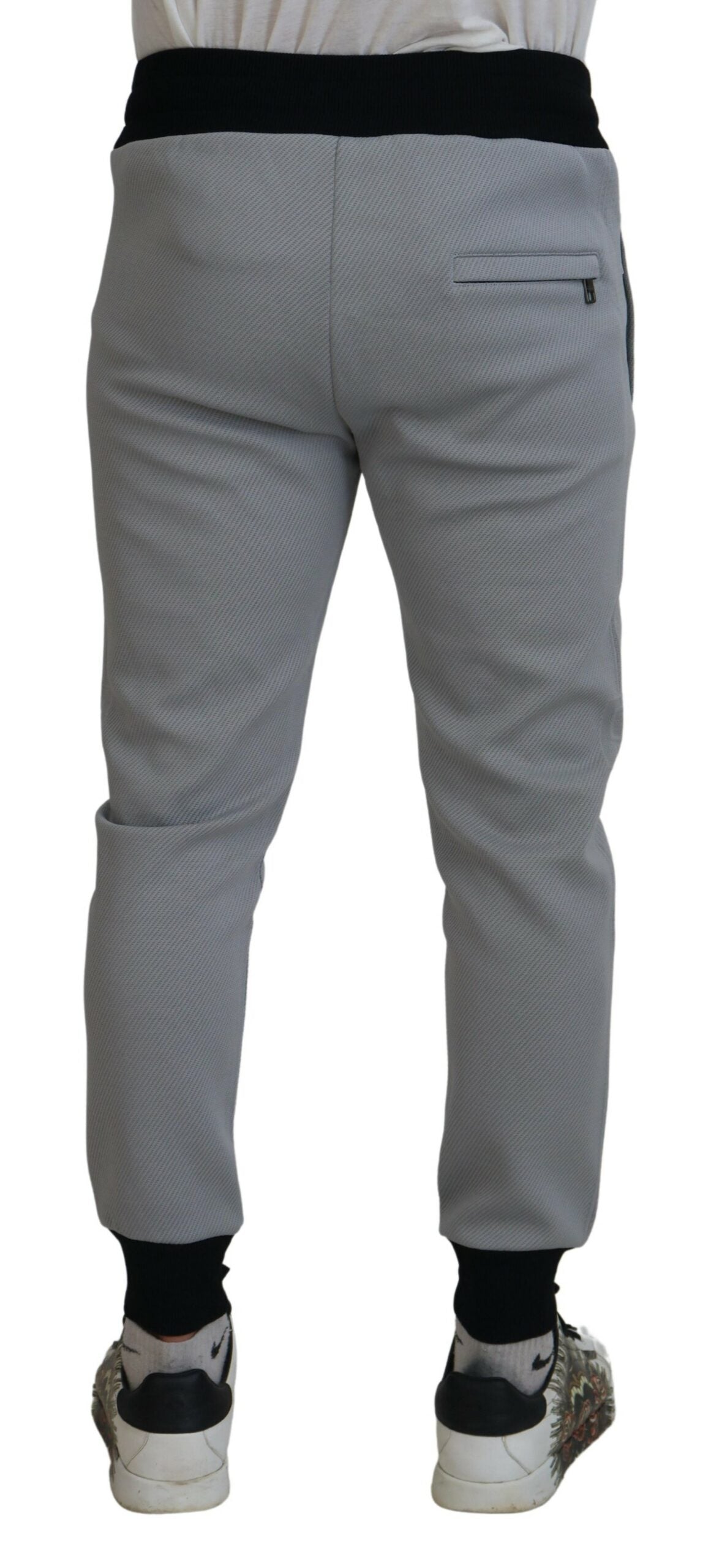 Dolce & Gabbana Gray Polyester Sweatpants Jogger Pants - Zeiniez