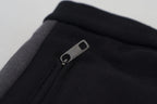 Dolce & Gabbana Black Wool Horseshoe Jogger Pants - Zeiniez