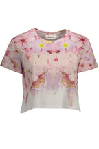 Desigual Pink Cotton Tops & T-Shirt - Zeiniez