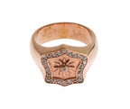 Nialaya Pink Gold 925 Silver Authentic Clear Ring - Zeiniez
