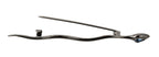 Dolce & Gabbana Silver Brass Crystal Spilla Serpente Brooch Pin - Zeiniez