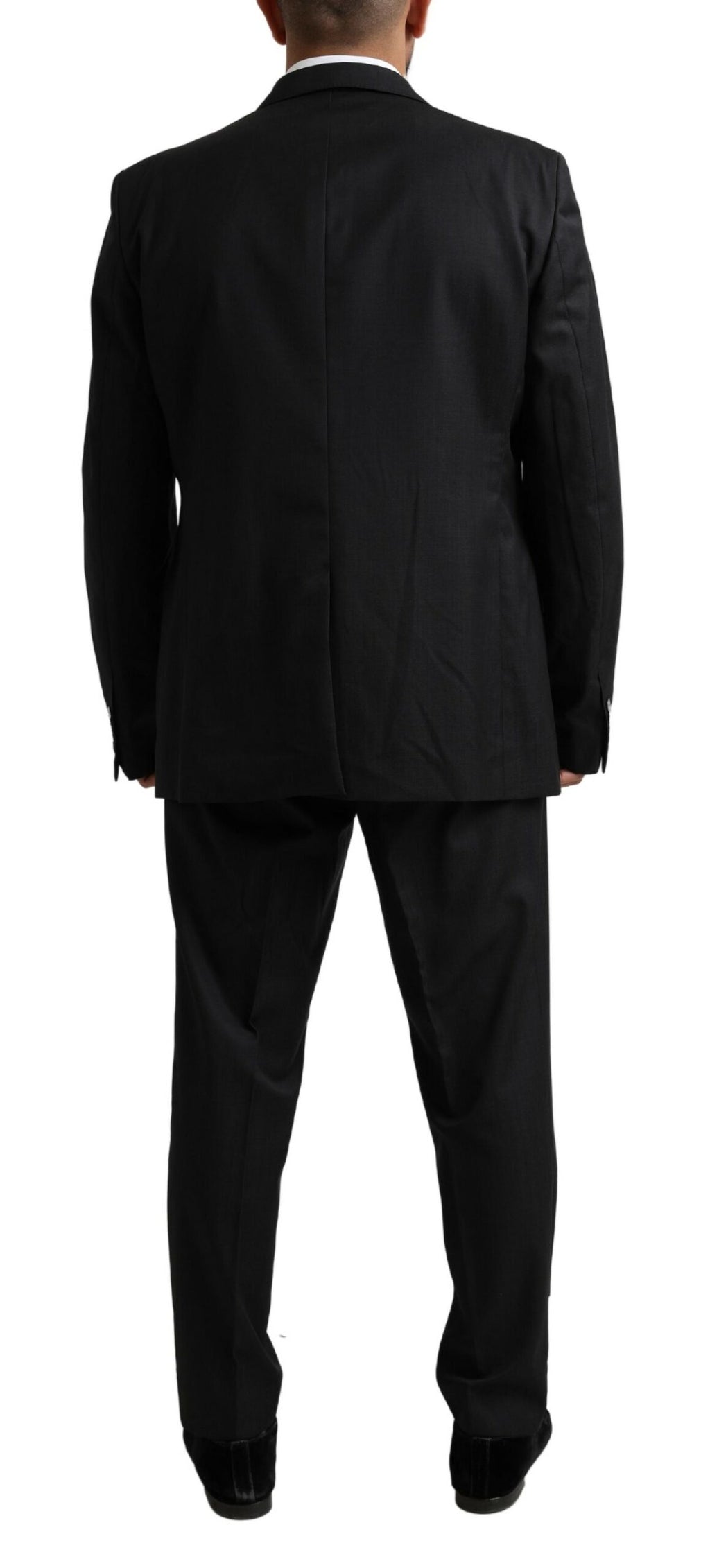 Dolce & Gabbana Black MARTINI Single Breasted 2 Piece Suit - Zeiniez