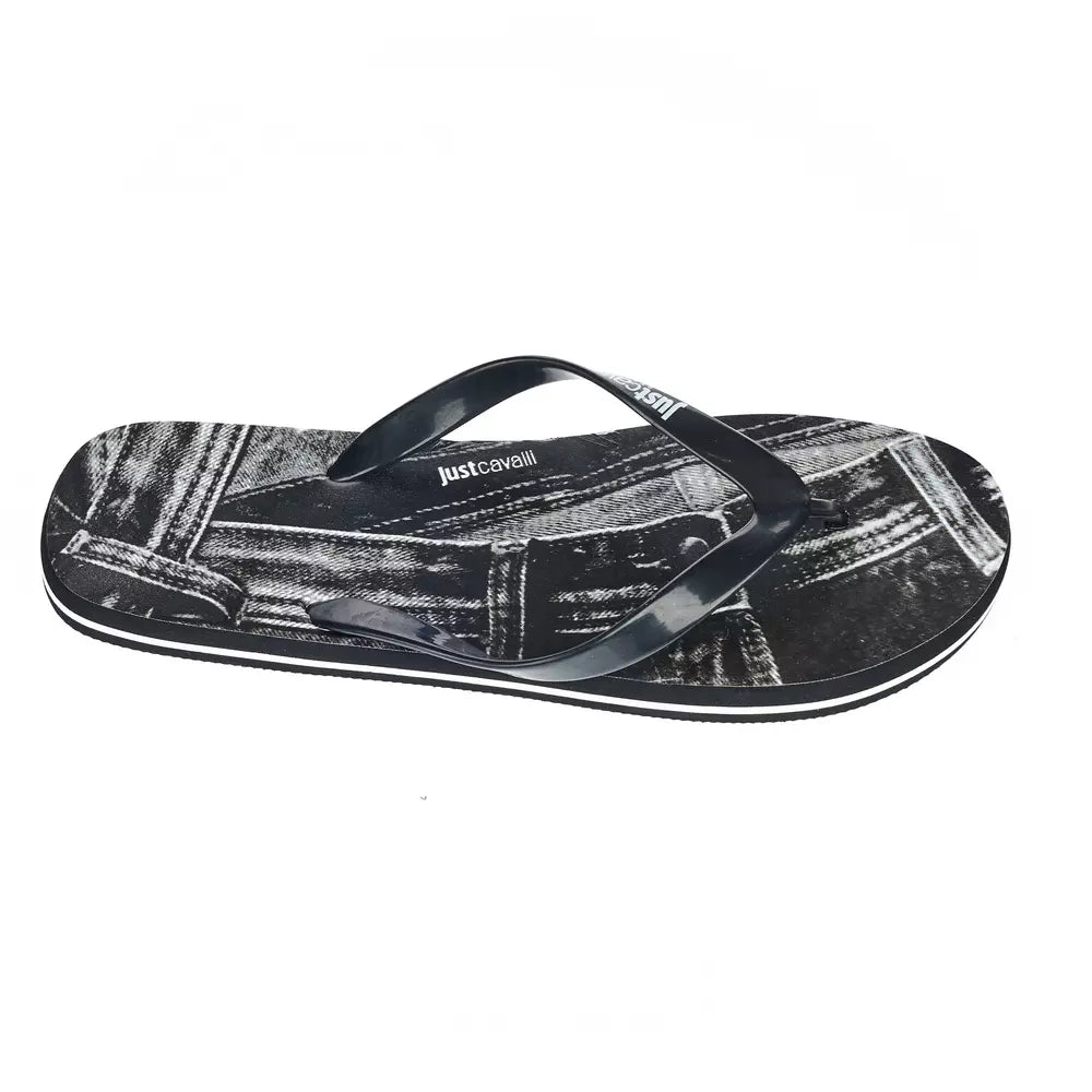 Just Cavalli Black EVA Men's Sandal - Zeiniez
