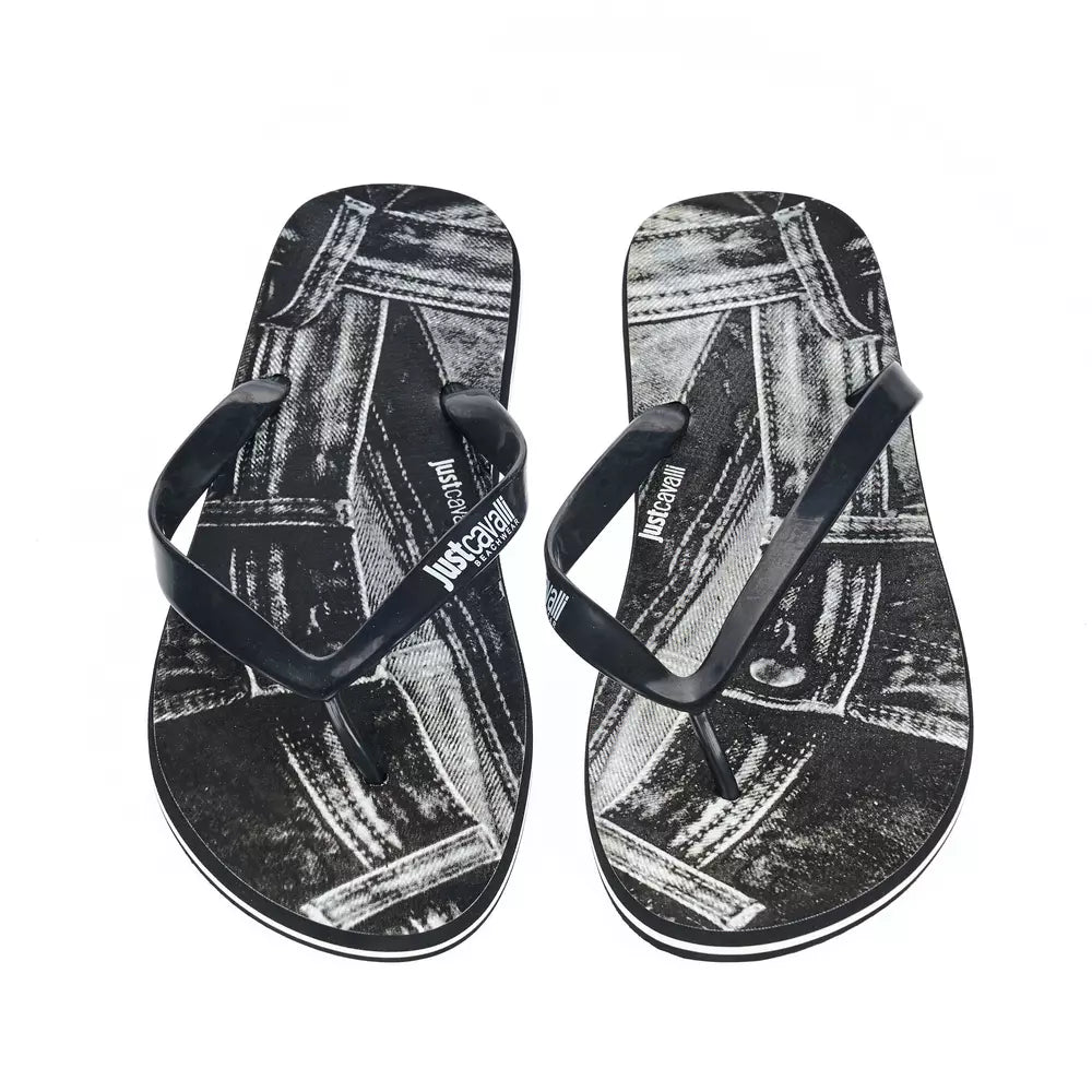 Just Cavalli Black EVA Men's Sandal - Zeiniez