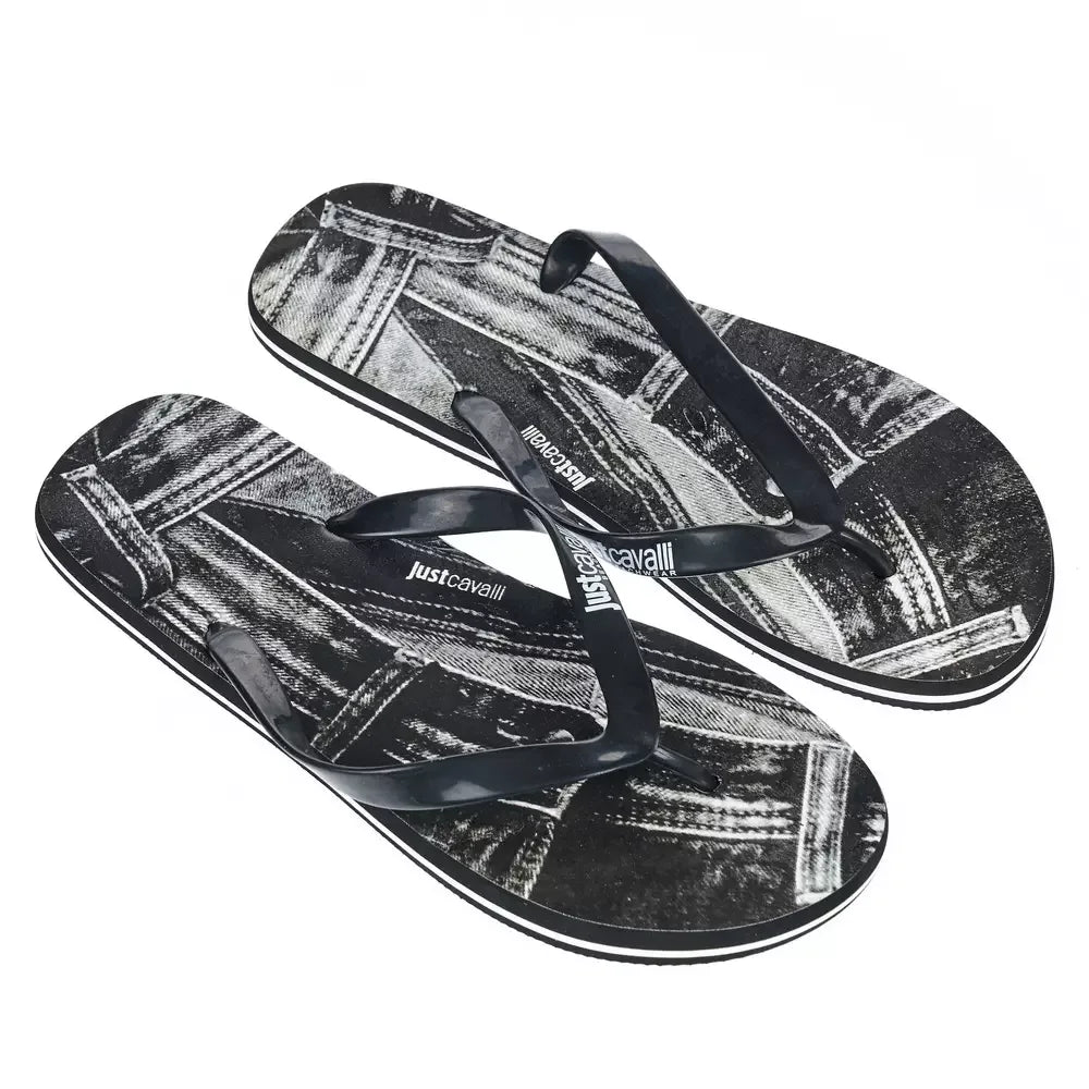 Just Cavalli Black EVA Men's Sandal - Zeiniez