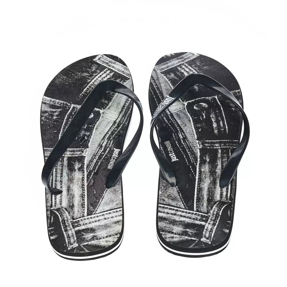 Just Cavalli Black EVA Men's Sandal - Zeiniez